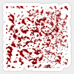 Blood Spatter Sticker